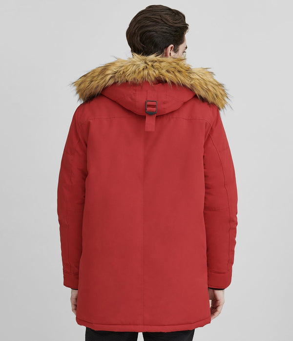 Hooded Button Parka