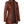 Kandis Women's Cognac Brown Leather Car Coat