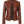 Women's Cafe Racer Cognac Brown Slim Fit Leather Jacket