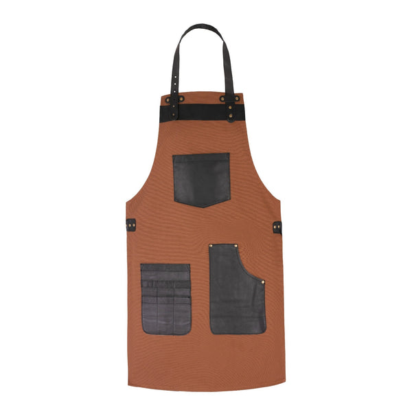 The Bedfordshire Brown Canvas Apron