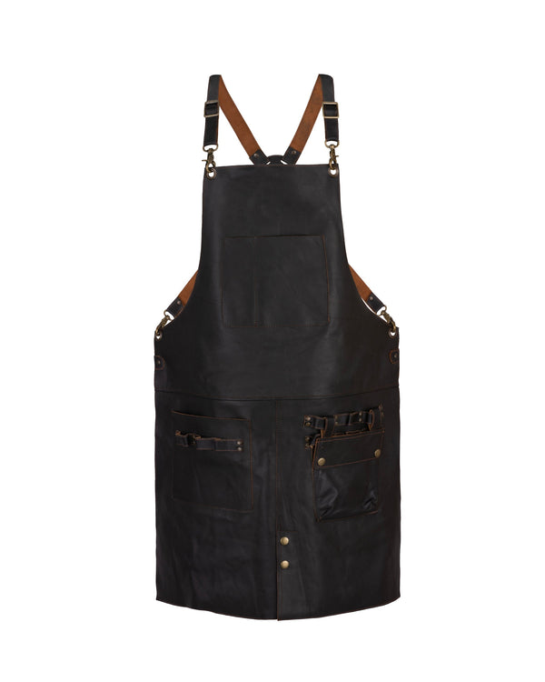 The Cambridgeshire Full Grain Leather Crossback Working Apron