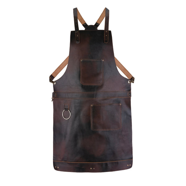 The Nottinghamshire Full Grain Leather Crossbody Apron