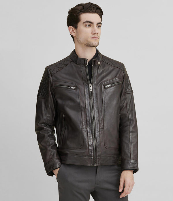 Mason Quilted Leather Jacket