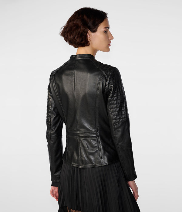 Hadley Quilted Leather Jacket