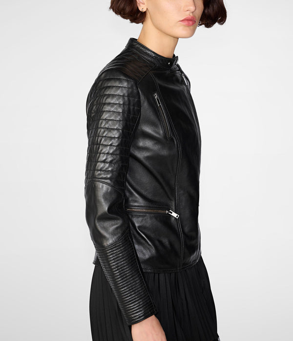 Hadley Quilted Leather Jacket