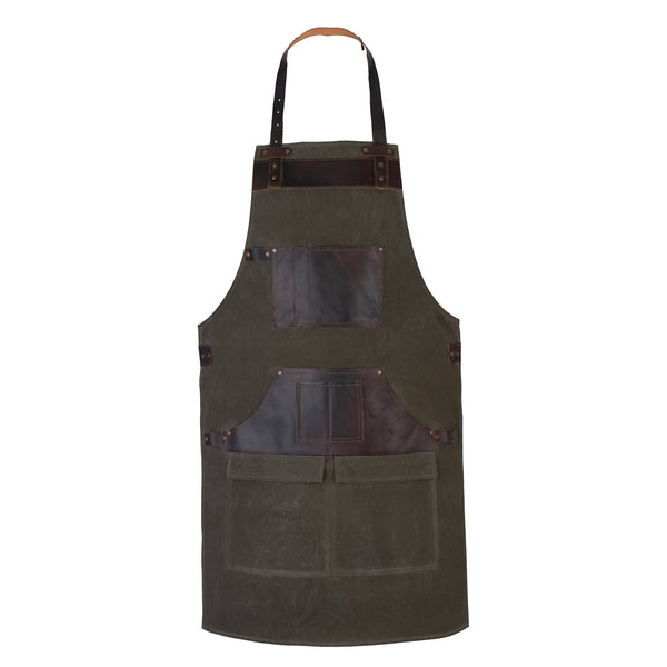 The Lincolnshire Waxed Canvas handmade Apron