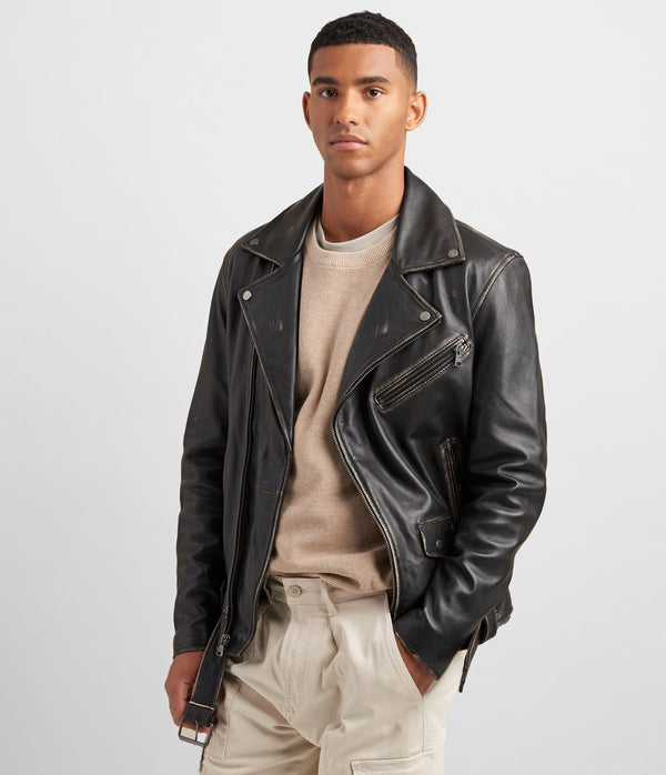 Leather Moto Jacket