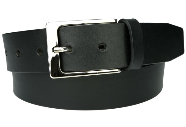 Rivet Classic Mens Black Leather Belt – Pakistan Made