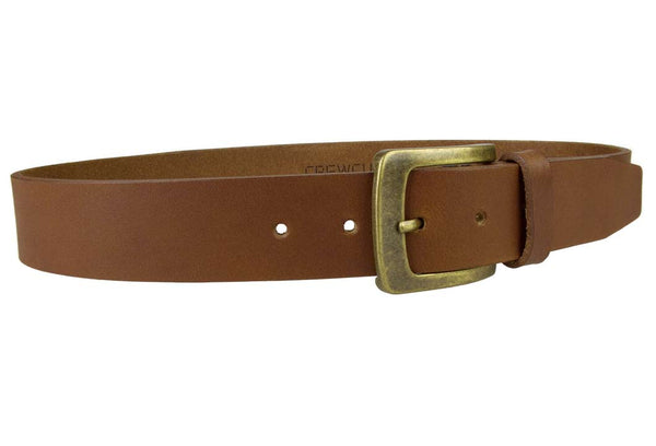 Tan Leather Jeans Belt