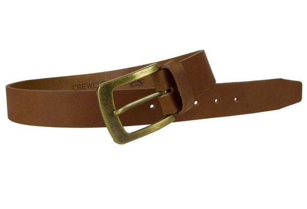 Tan Leather Jeans Belt