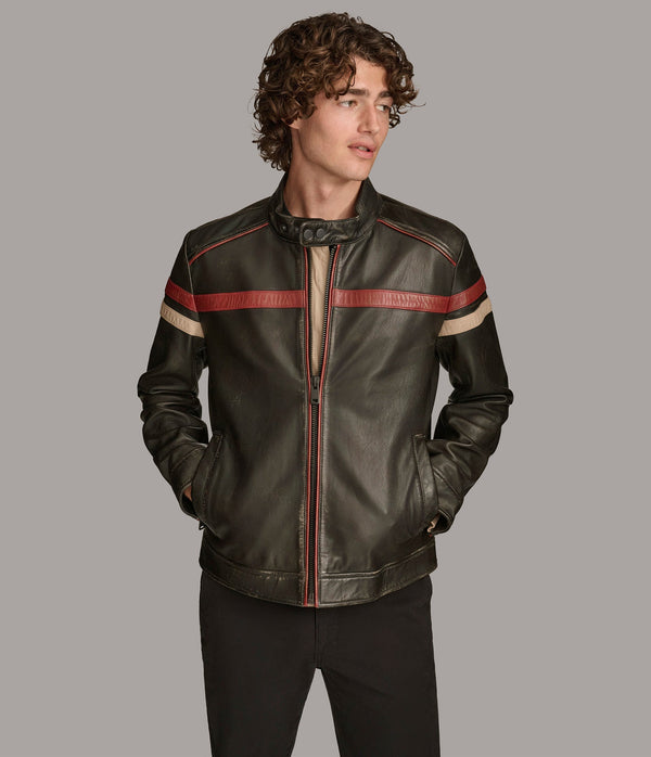 Elliot Striped Racing Jacket