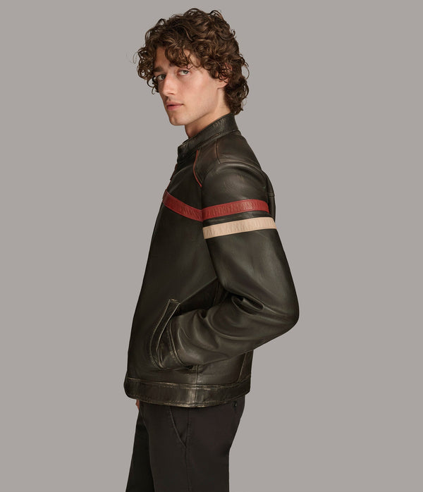 Elliot Striped Racing Jacket