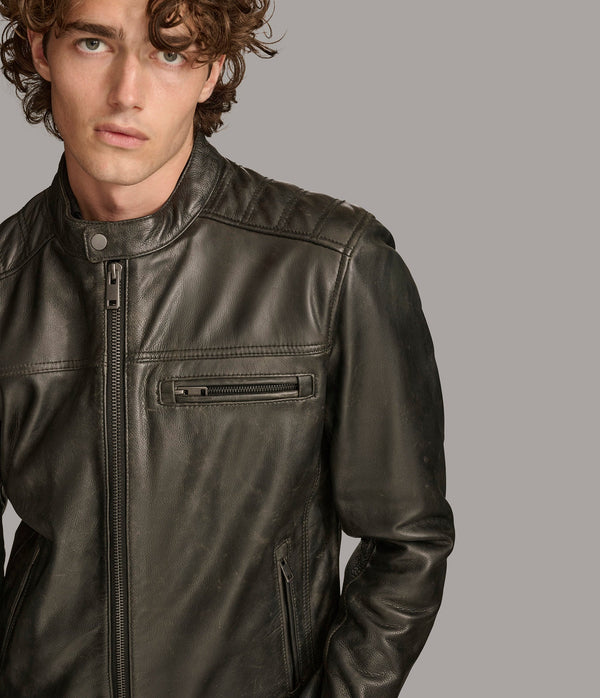 Ethan Moto Racer Jacket