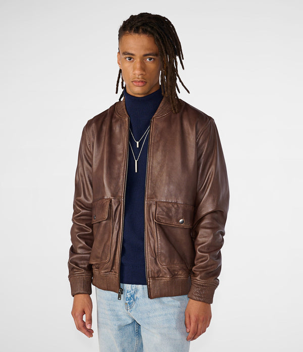 Miles Patch Pocket Bomber Jacket