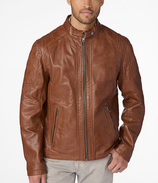 Josh Leather Moto Jacket