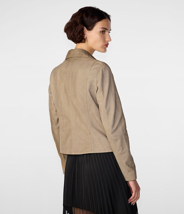 Delilah Moto Jacket With Belt