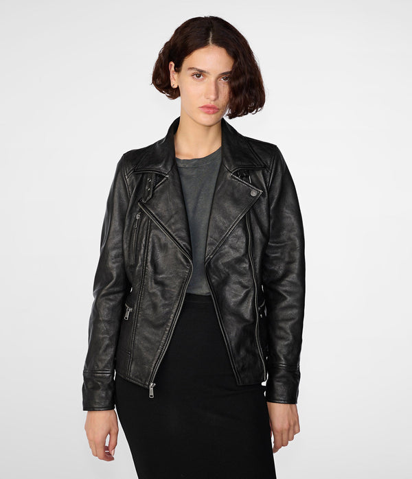 Marissa Moto Jacket Asymmetric