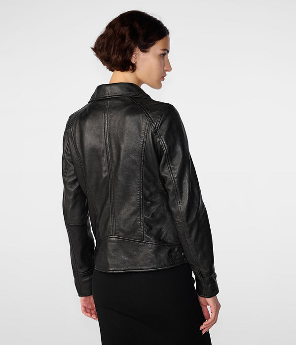 Marissa Moto Jacket Asymmetric