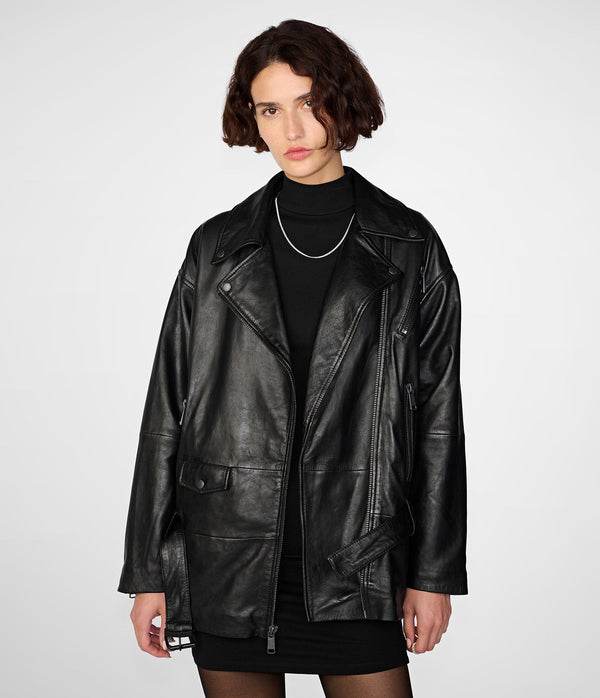 Kennedi Oversized Moto Jacket