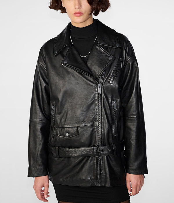 Kennedi Oversized Moto Jacket