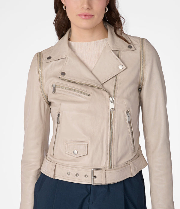 Camila Covertible 2 in 1 Vest Moto Jacket