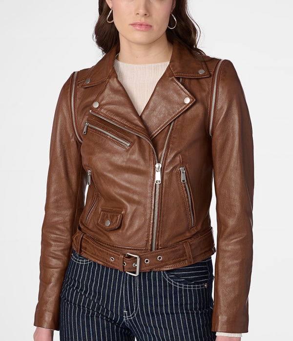 Camila Covertible 2 in 1 Vest Moto Jacket