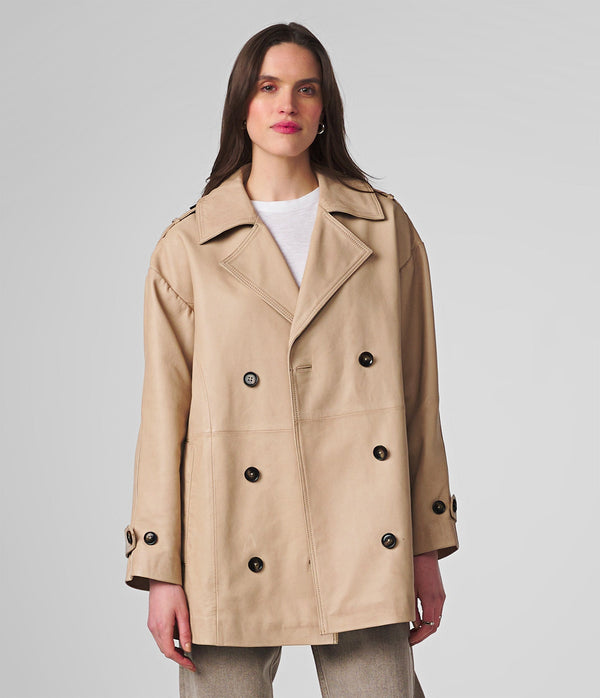 Dixie Short Trench Coat