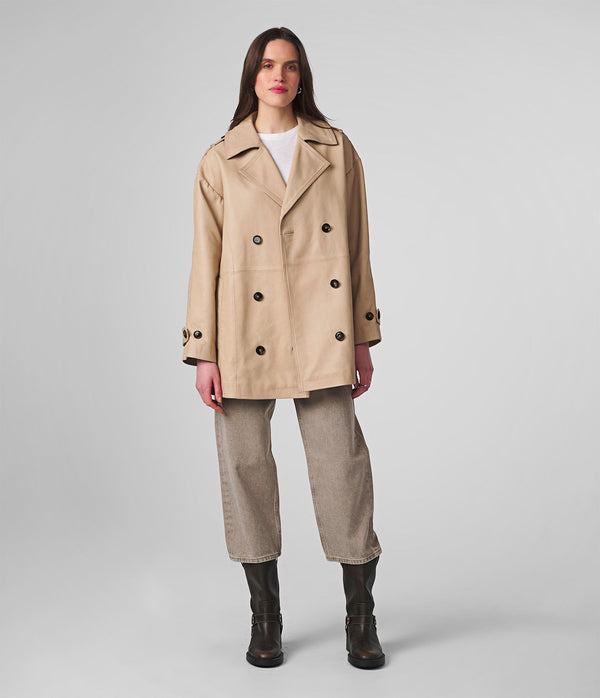 Dixie Short Trench Coat