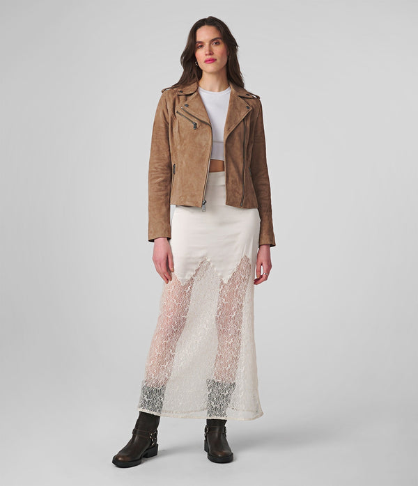 Madeline Asymmetrical Leather Jacket