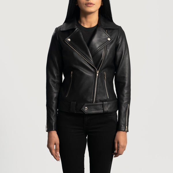 Rumy Leather Biker Jacket