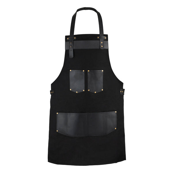 The Greater Manchester Leather and Canvas Apron